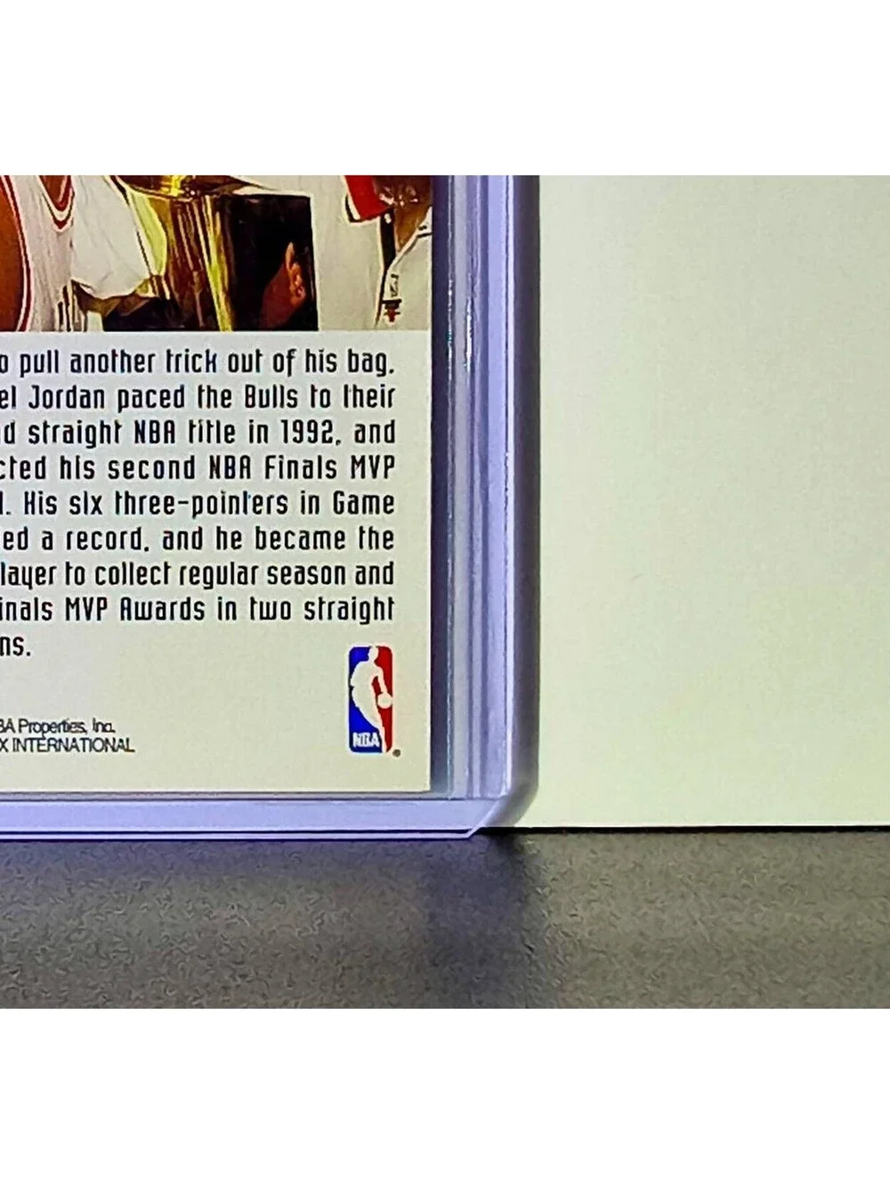 Michael Jordan 1992-93 Skybox The 1992 NBA Finals #314 Card Chicago Bulls
